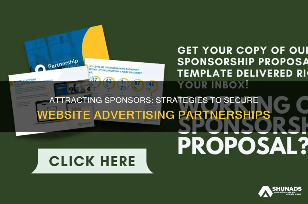 how to get sponsors to advertise on your website