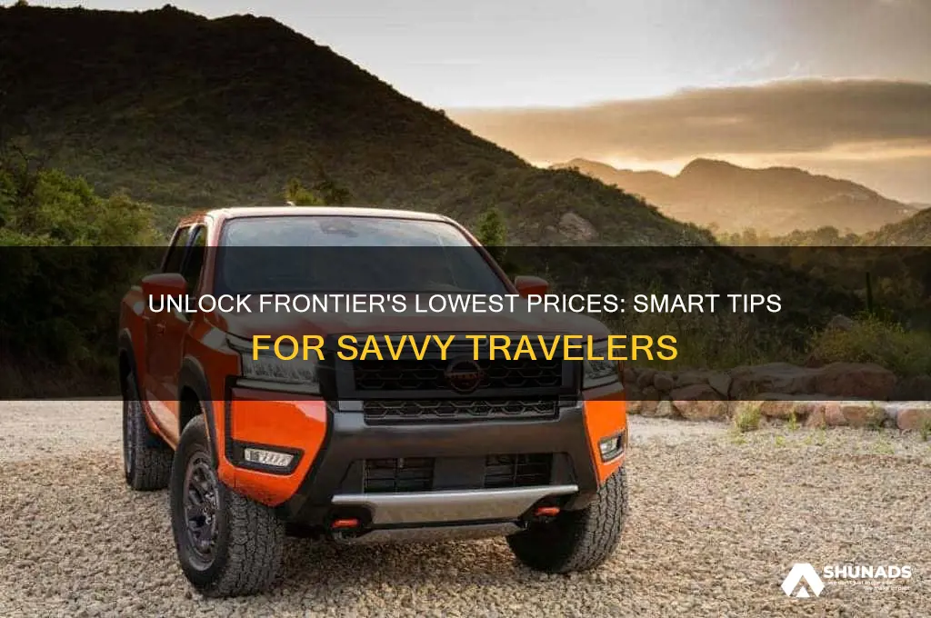 how to get the low prices frontier advertises