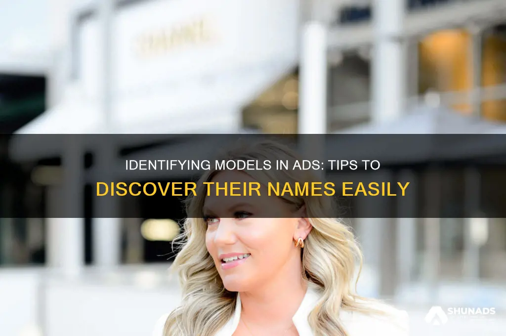 how to get the name of models in advertisements
