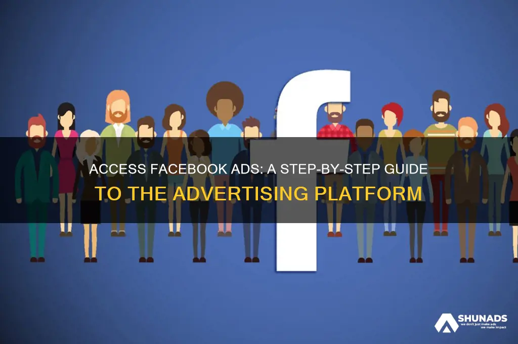 how to get to the facebook advertising plarform