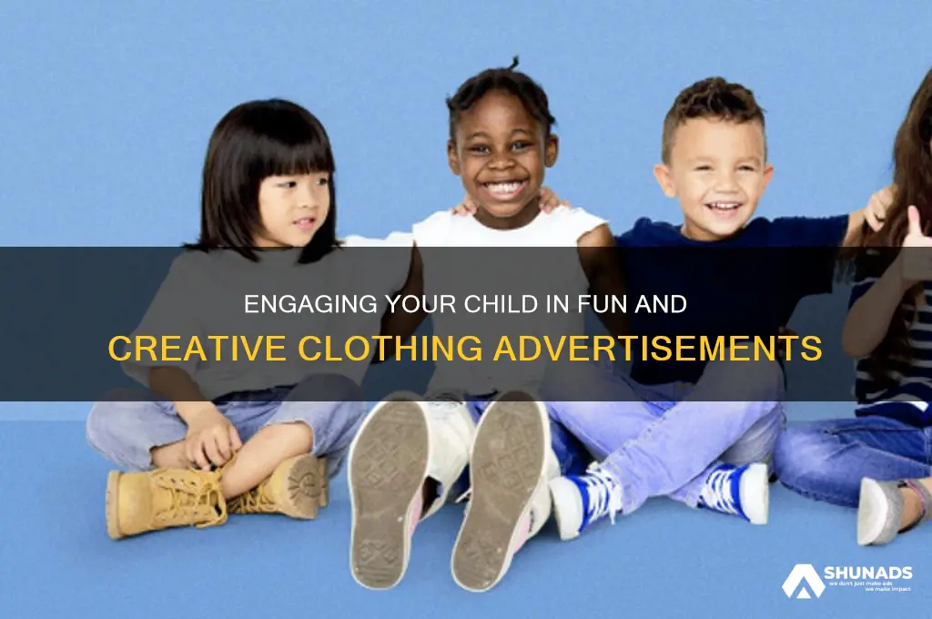 how to get your child to advertise clothes