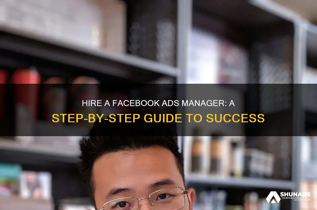 how to get your own facebook advertising account executive manager
