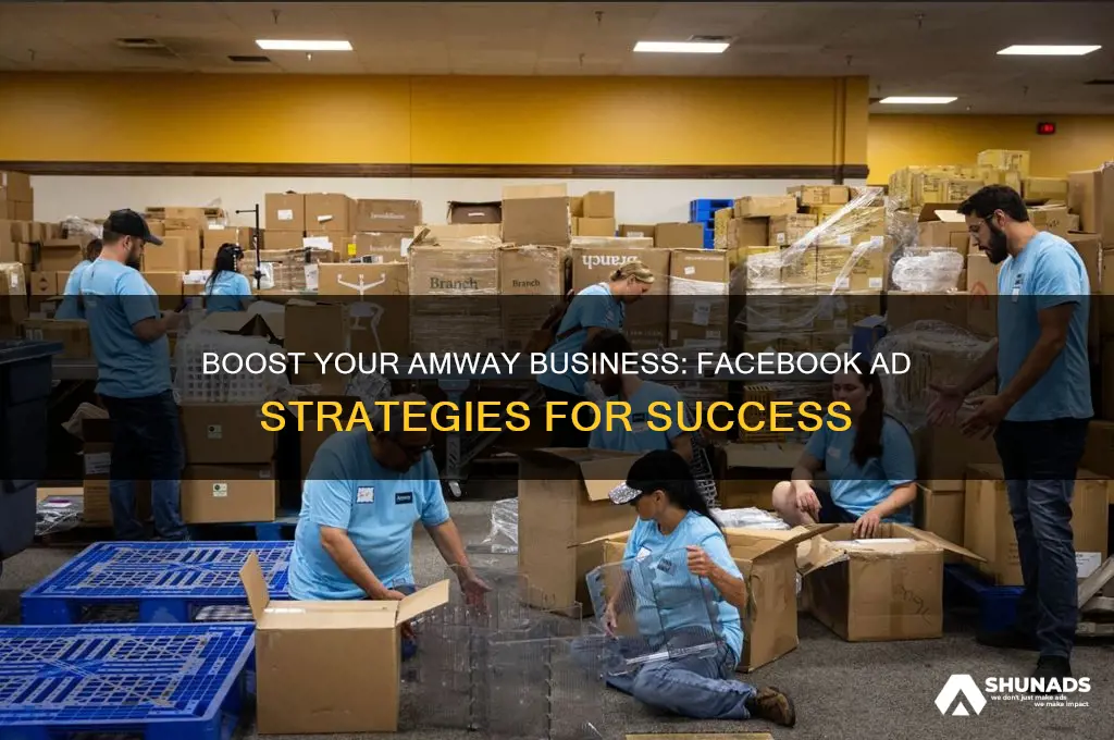 how to give advertisement on facebook to join amway business