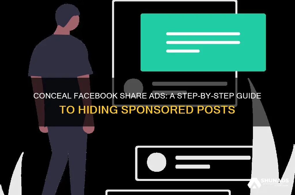 how to hide a facebook share advertising post