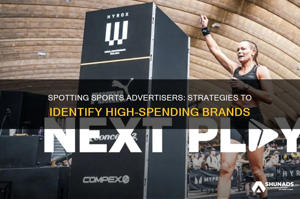 how to identify businesses that will advertise during sports