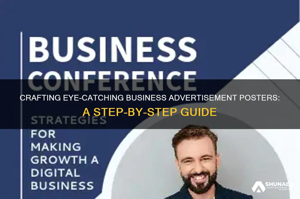 how to make a business advertisement poster