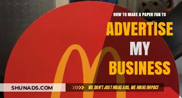 Creative Paper Fan Crafting: Boost Your Business with DIY Advertising