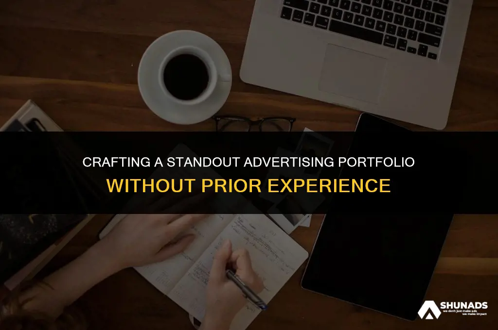 how to make an advertising portfolio with no experience