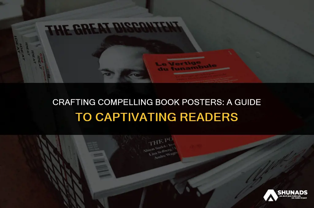 how to make an advertising poster for a book