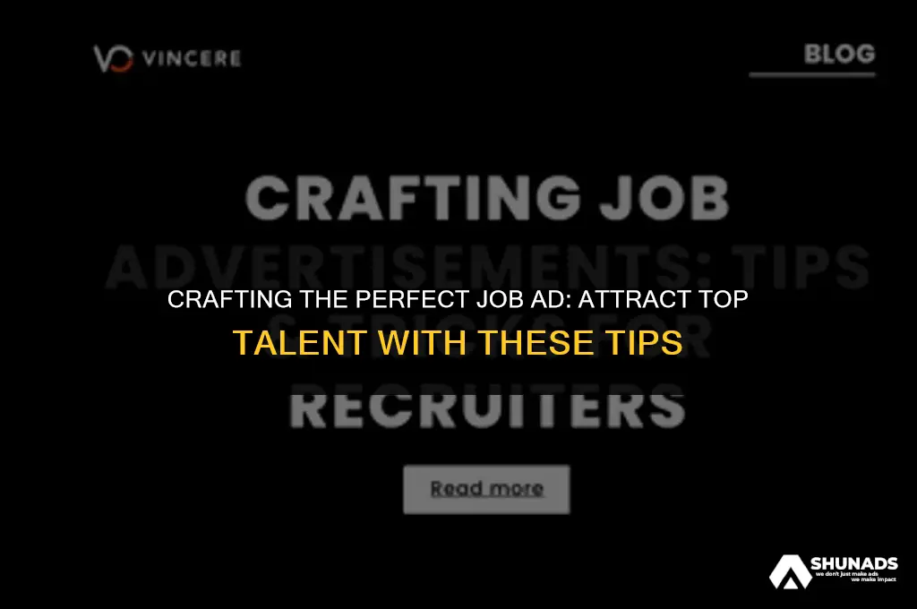how to make an effective job advertisement