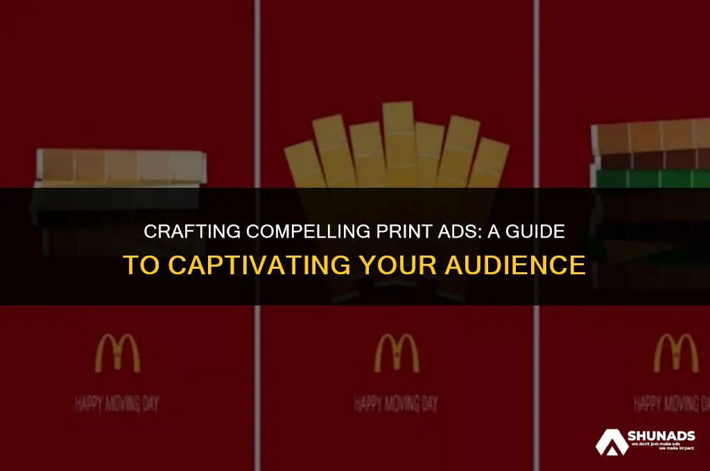 how to make an effective print advertisement