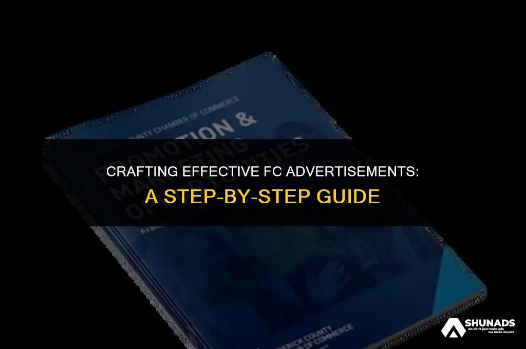 how to make an fc advertisement