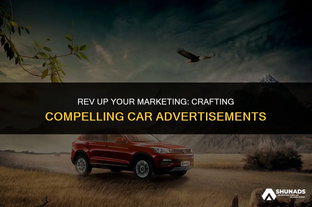 how to make car advertisement