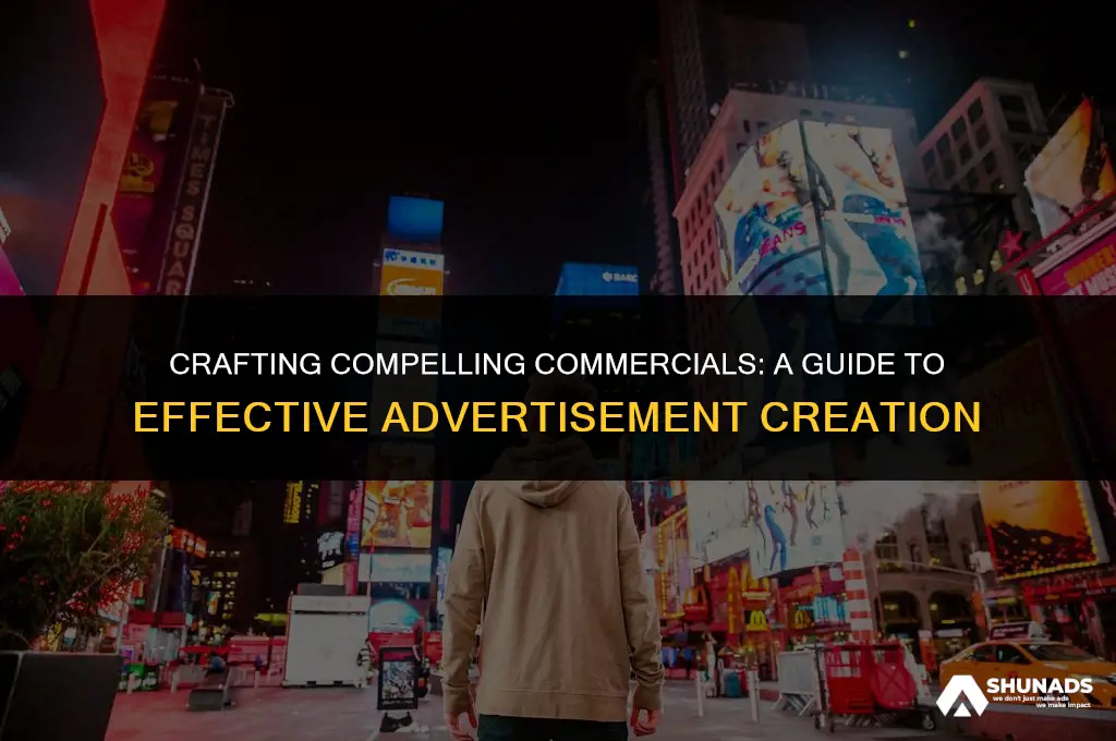 how to make commercial advertisement