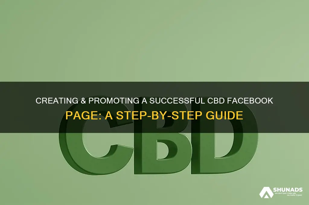 how to make facebook page for cbd and advertise