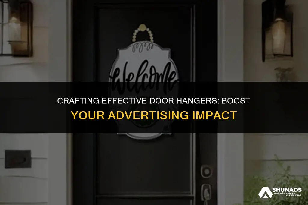 how to make great door hangers for advertising