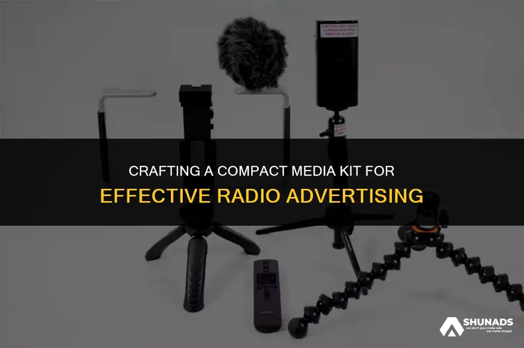 how to make mini media kit for advertising on radio