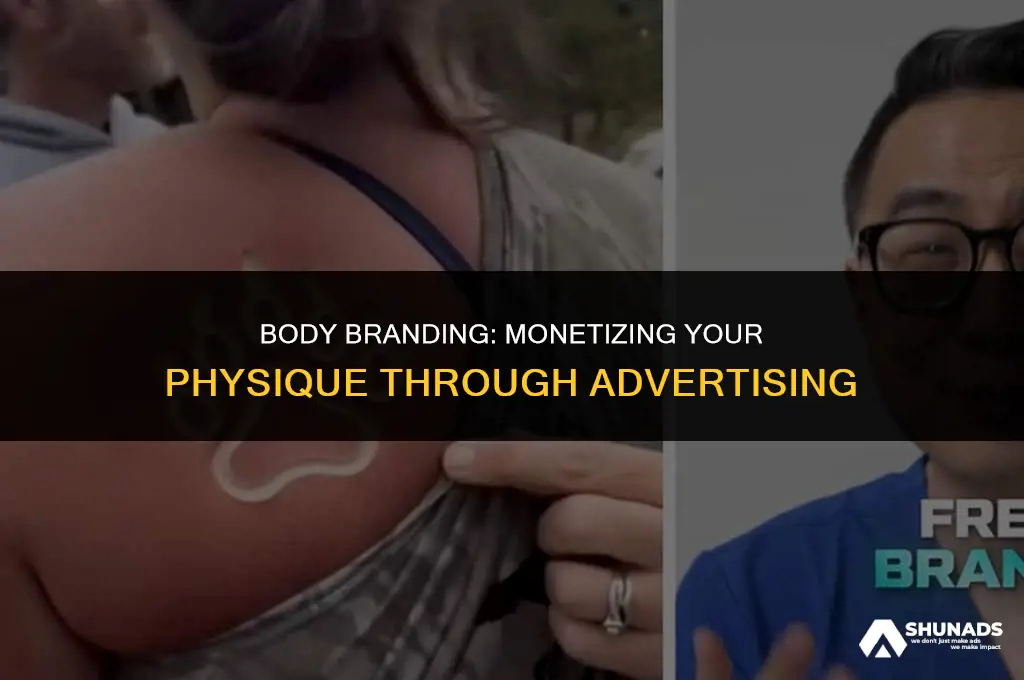 how to make money advertising on your body