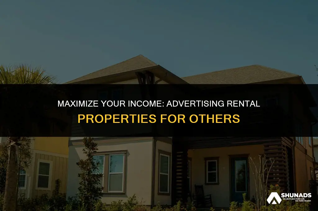 how to make money advertising other peoples rental propeties