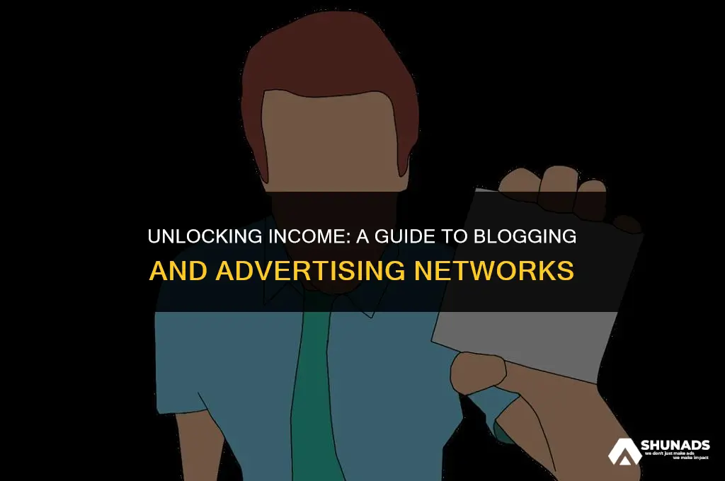 how to make money blogging advertising networks