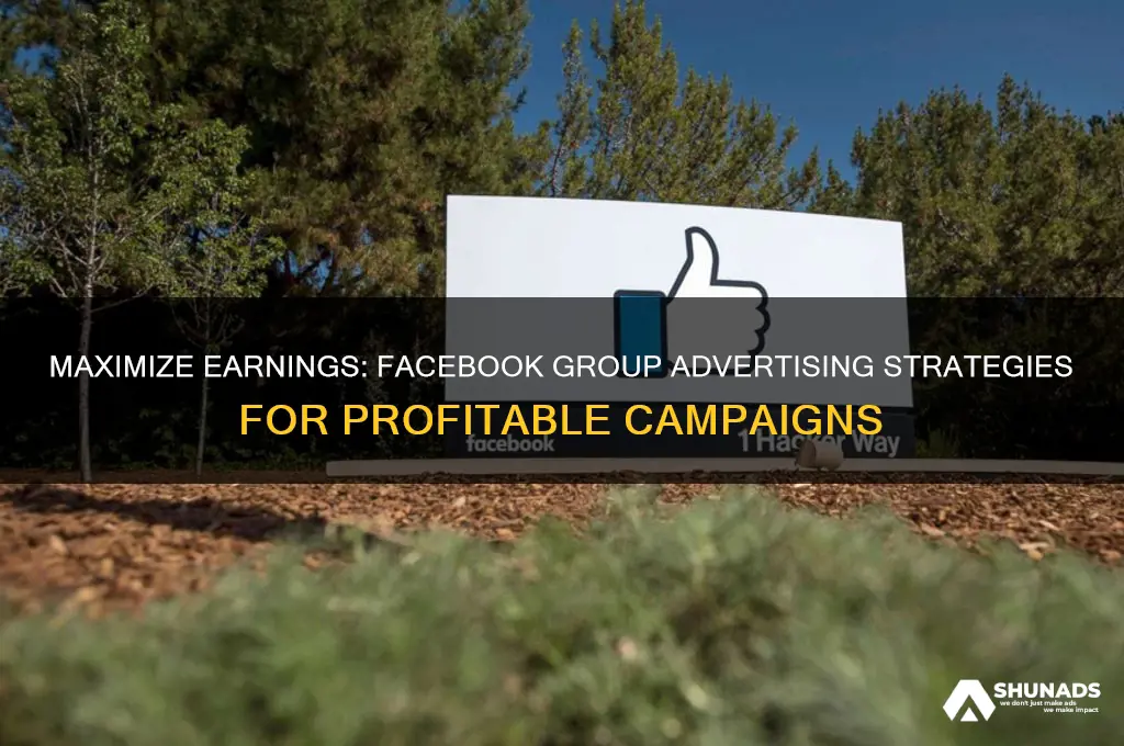 how to make money by advertising on facebook groups
