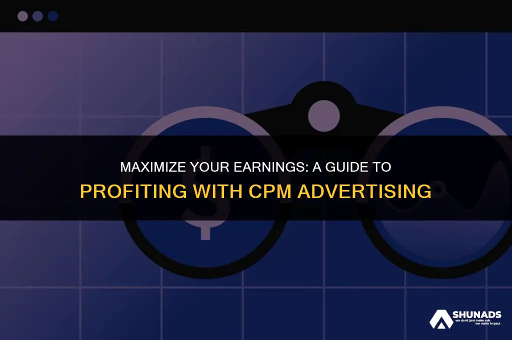 how to make money with cpm advertising