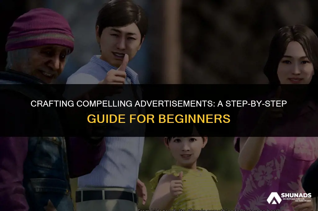 how to make my own advertisement