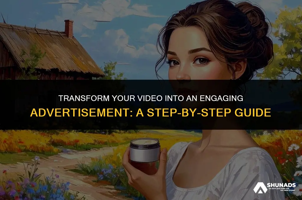 how to make my video an advertisement on you