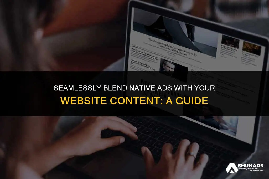 how to make native advertising look like website content