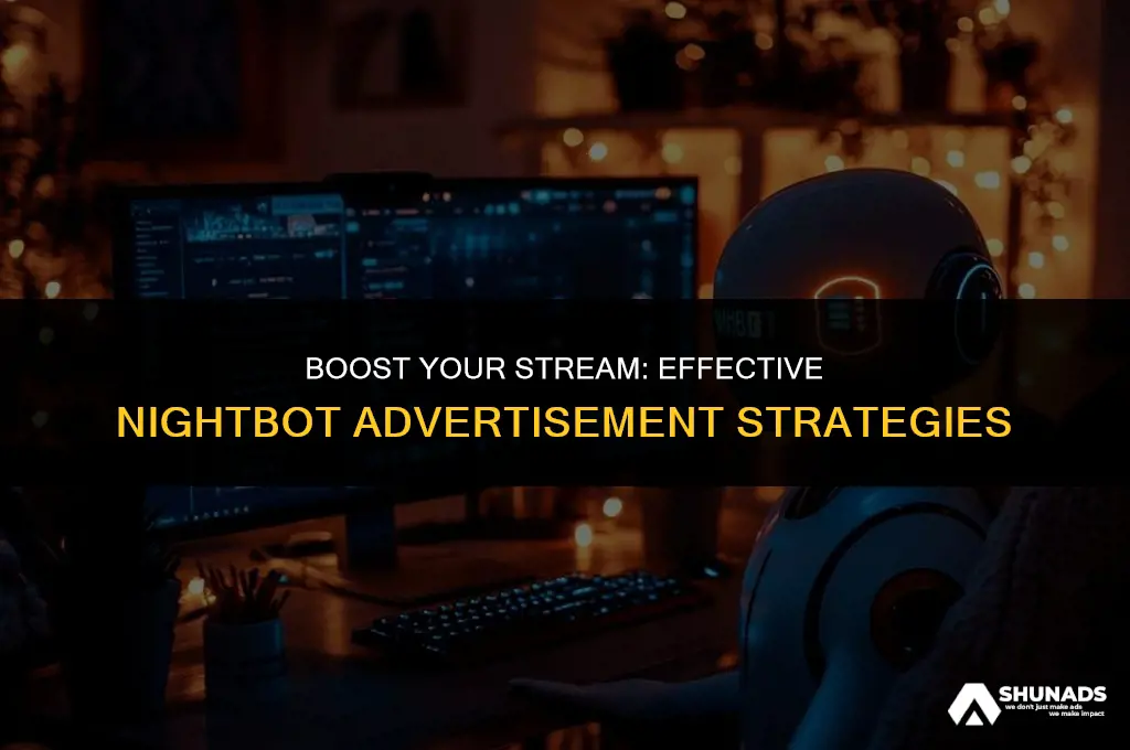 how to make nightbot advertise
