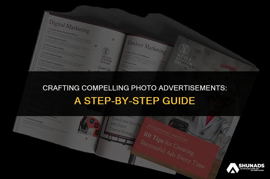 how to make photo advertisement