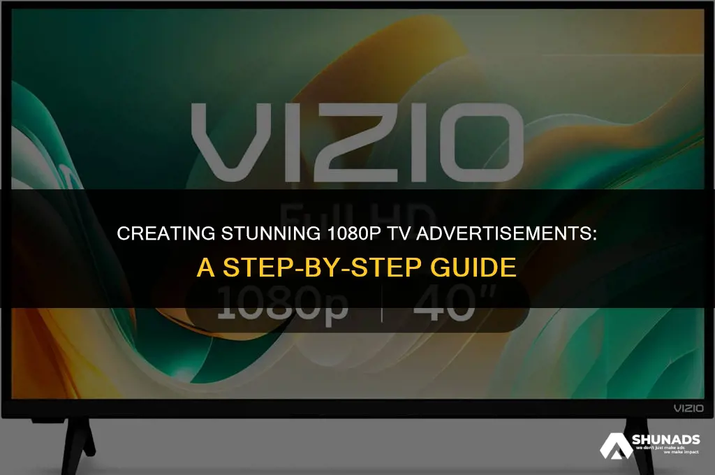how to make picture advertisement show on tv 1080p