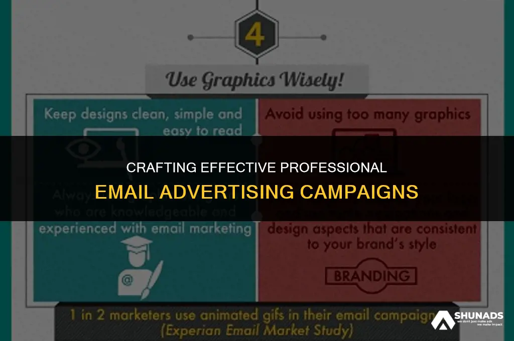 how to make professional email advertising