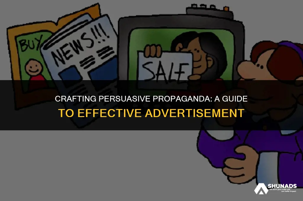 how to make propaganda advertisement