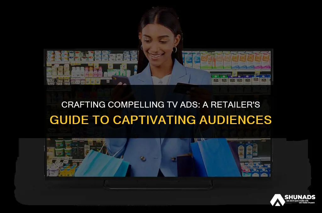 how to make retail advertisement on tv
