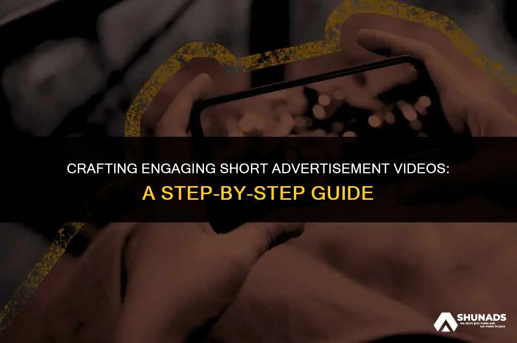 how to make short advertisement video