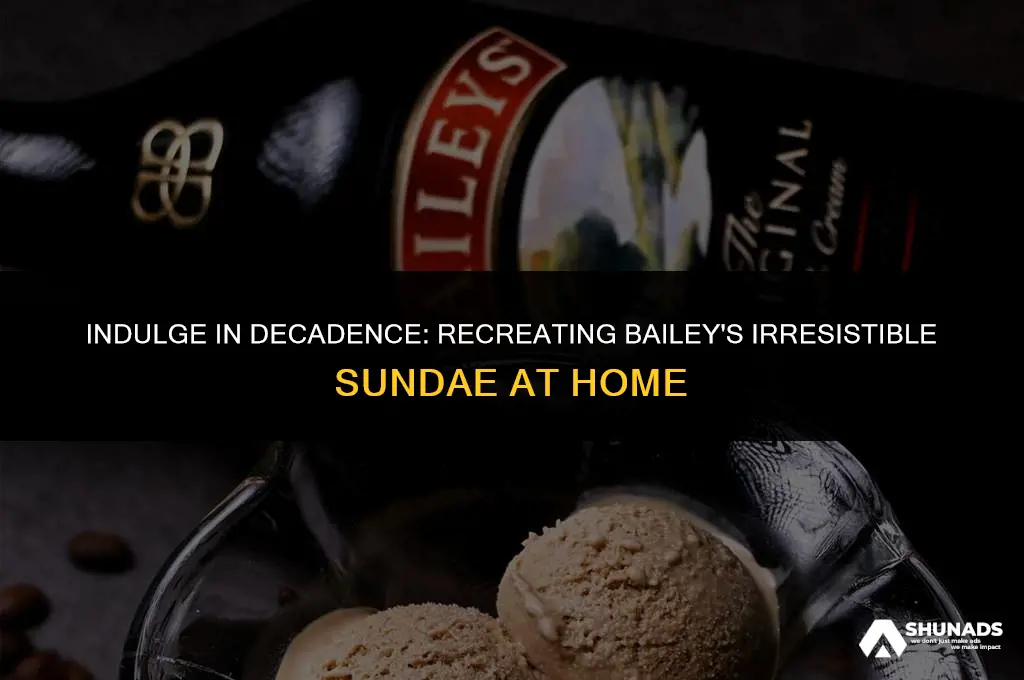 how to make the sundae advertised on the baileys commercial