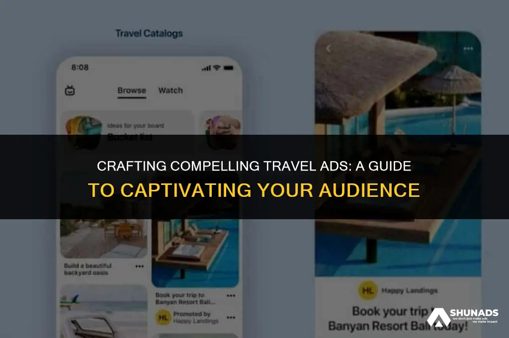 how to make travel advertisement
