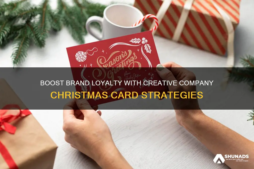 how to make use of company advertising christmas cards