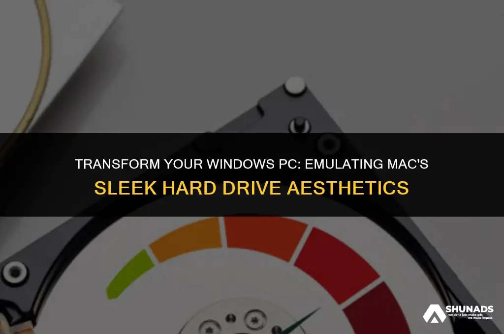 how to make windows like mac advertised hard drives