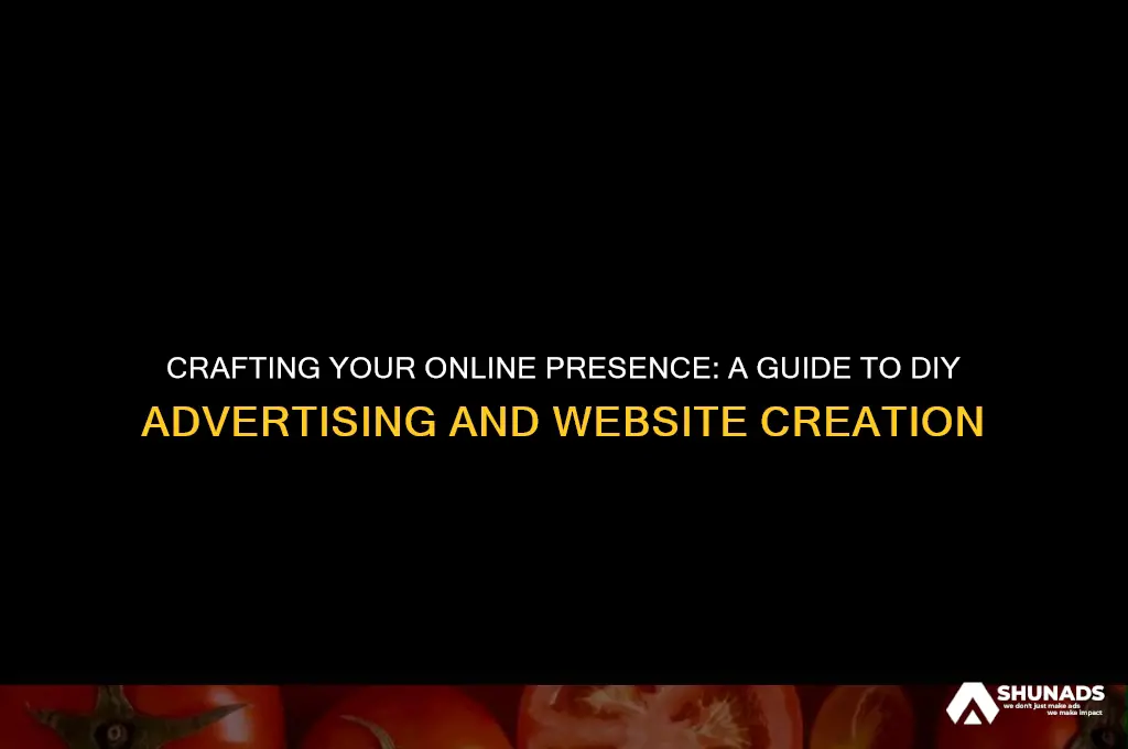how to make your own advertisment and or website