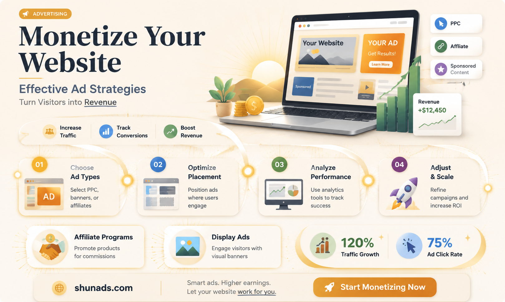 can i make money advertising on my website