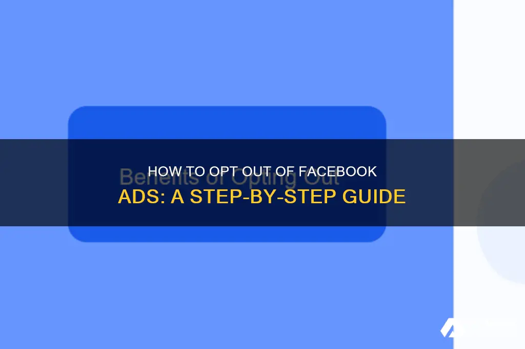 how to opt out of advertising on facebook
