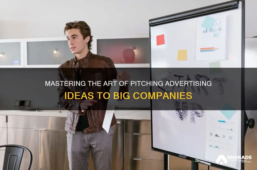 how to pitch advertising idea to big company