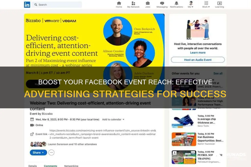 how to promote facebook event advertising