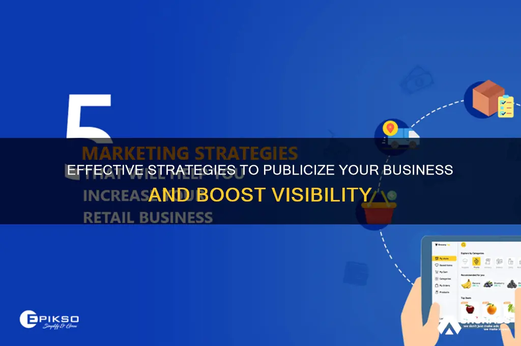 how to publicize a business
