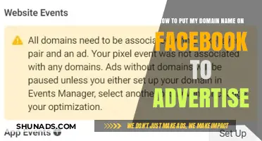 Boost Your Brand: Adding Your Domain Name to Facebook Ads