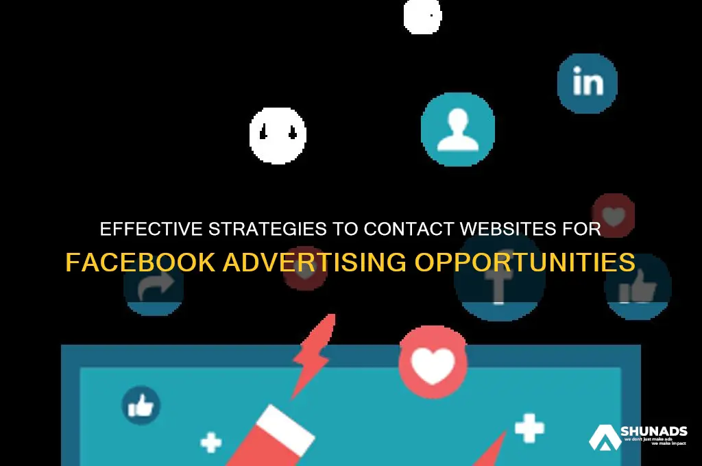 how to reach out to websites for advertising facebook