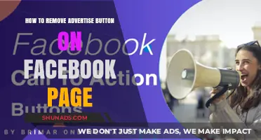 How to Remove the Advertise Button from Your Facebook Page