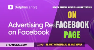 How to Remove Yourself as Advertiser on Facebook Page